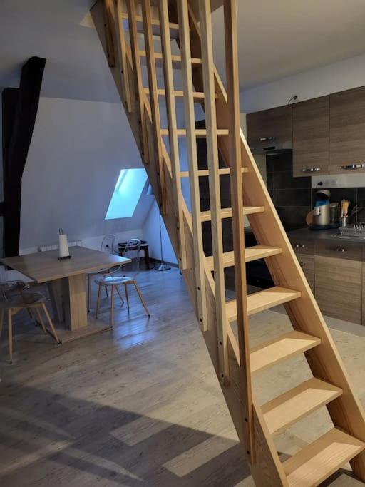 Au Coeur Du Val D'Argent Duplex Atypique A Sainte-Marie-Aux-Mines Apartment Bagian luar foto